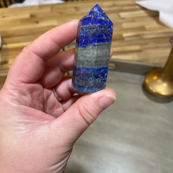SOLD Mini Sodalite Crystal Tower great gift for crystal lovers - Picture 4 of 6